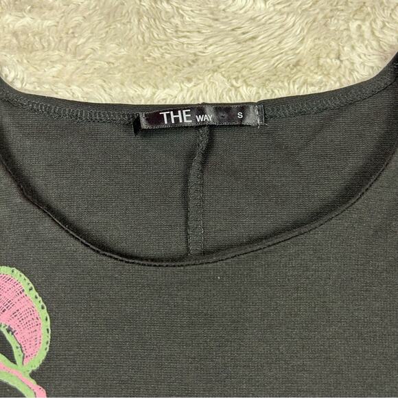 The Way floral print little black dress, size small - Picture 9 of 9